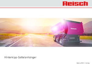 Полуремаркета за самосвали Reisch RHKS-3-SR07 ISO-R