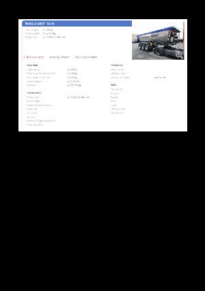 Полуремаркета за самосвали Reisch RHKS-3-SR07 ISO-R