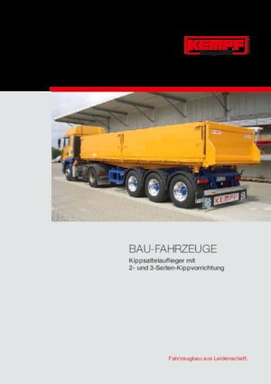 Полуремаркета за самосвали Kempf SKD 35/3-S