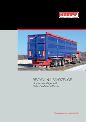 Полуремаркета за самосвали Kempf SKM 35/3 SHL-LIGHT