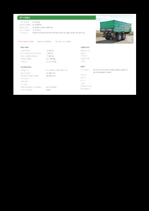 Самосвални ремаркета Reisch RT-130KS