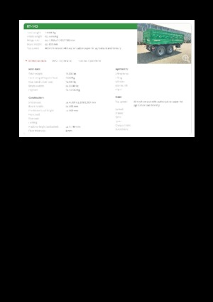 Самосвални ремаркета Reisch RT-140