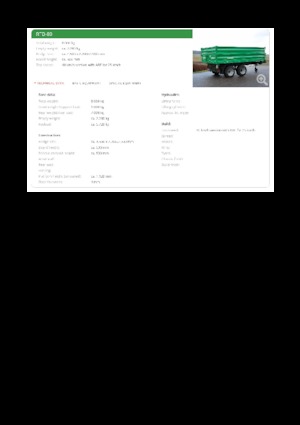 Самосвални ремаркета Reisch RTD-80