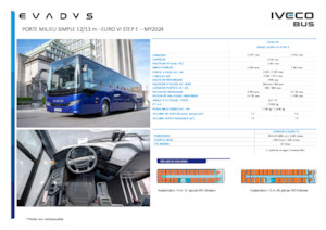 Автобуси за туристически автобуси Iveco Evadys 13m