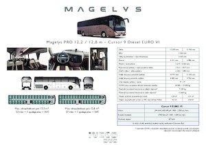 Автобуси за туристически автобуси Iveco Magelys Pro - 12,2 m