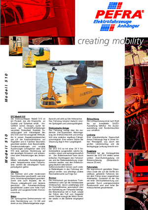 Теглещи трактори PEFRA 510/1.5