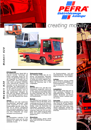 Теглещи трактори PEFRA 620