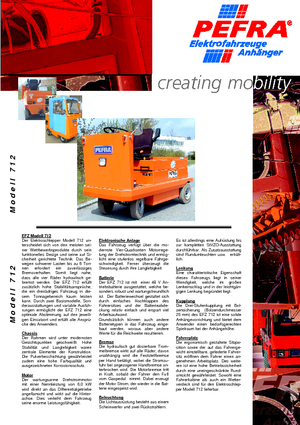 Теглещи трактори PEFRA 712/7,5