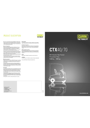 Теглещи трактори Clark CTX 70
