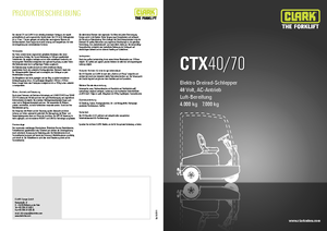 Теглещи трактори Clark CTX 70