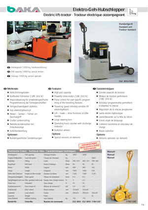 Теглещи трактори Baka EGZ 5010 SO