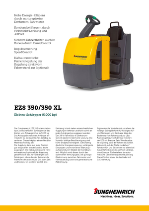 Теглещи трактори Jungheinrich EZS 350
