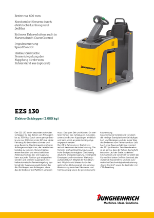 Теглещи трактори Jungheinrich EZS 130