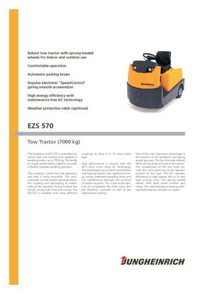 Теглещи трактори Jungheinrich EZS 570
