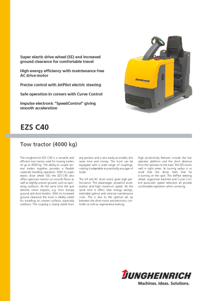 Теглещи трактори Jungheinrich EZS C40