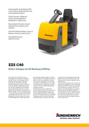 Теглещи трактори Jungheinrich EZS C40