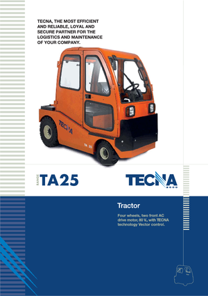 Теглещи трактори Tecna TA 25