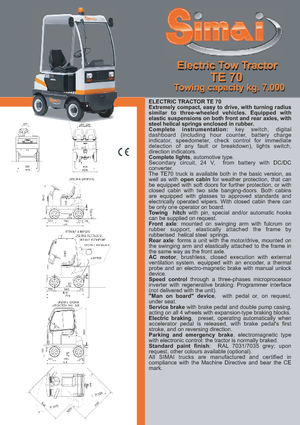 Теглещи трактори Simai TE 70 ac