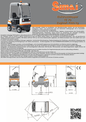 Теглещи трактори Simai TE 70 IXB ac