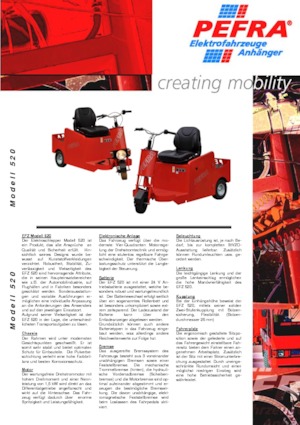 Теглещи трактори PEFRA 520/2.5