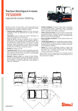 Теглещи трактори Simai TE 500 RR