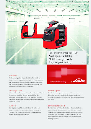 Теглещи трактори Linde W04