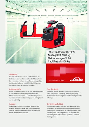 Теглещи трактори Linde P20