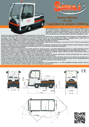 Теглещи трактори Simai TE 151