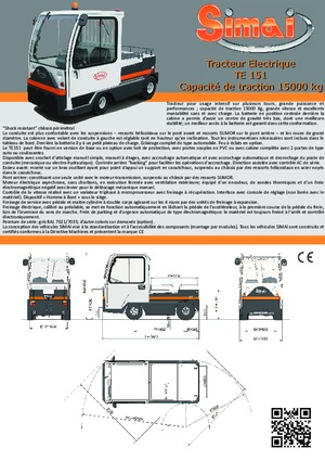 Теглещи трактори Simai TE 151