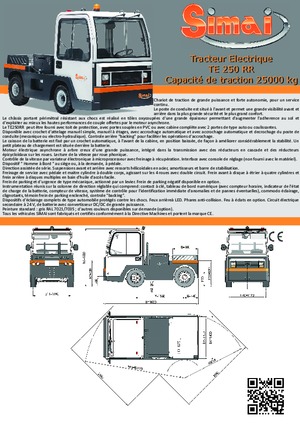 Теглещи трактори Simai TE 250 RR