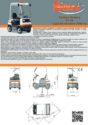 Теглещи трактори Simai TE 70 ac