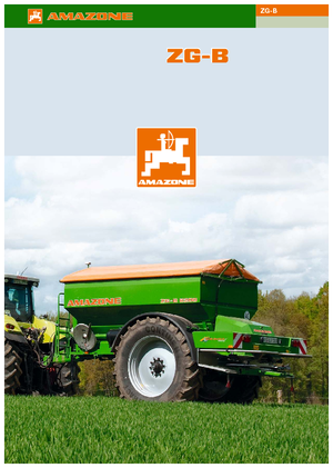 Техника за наторяване Amazone ZG-B 8200 Ultra Hydro