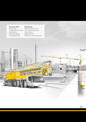 Кулокран монтиран върху камион - тролейна стрела - долно въртене Liebherr MK 88