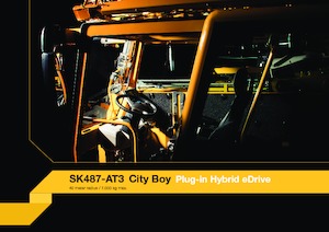 Кулокран монтиран върху камион - тролейна стрела - долно въртене Spierings SK487-AT3