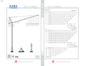 Кулокран - товароподемна накланяща се стрела - горно въртене Yongmao STL1460C