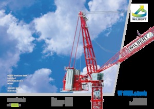 Кулокран - товароподемна накланяща се стрела - горно въртене Wilbert WT 2705 L e.tronic