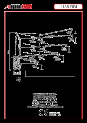 Кулокран - тролейна стрела - долно въртене FM-Gru 1136 RBI