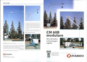 Кулокран - тролейна стрела - долно въртене Cattaneo CM 60B