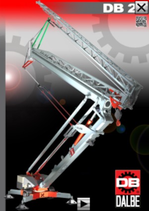 Кулокран - тролейна стрела - долно въртене Gru Dalbe DB 20