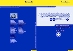 Кулокран - тролейна стрела - долно въртене Condecta E 4513