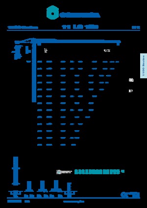 Кулокран - тролейна стрела - горно въртене Comansa 11LC150