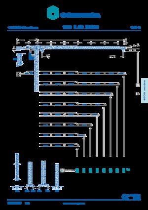 Кулокран - тролейна стрела - горно въртене Comansa 16LC220