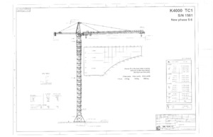 Кулокран - тролейна стрела - горно въртене Kroll K-4000