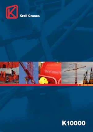 Кулокран - тролейна стрела - горно въртене Kroll K10000
