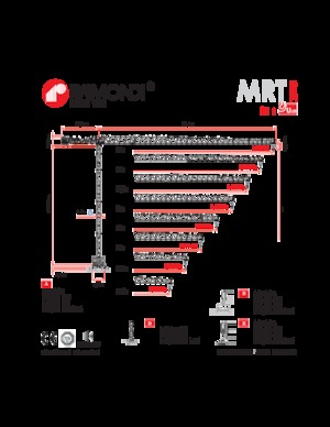 Кулокран - тролейна стрела - горно въртене Raimondi MRT159