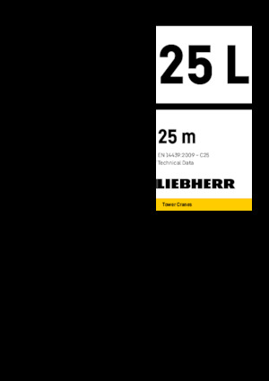 Кулокран - тролейна стрела - долно въртене Liebherr 25 L