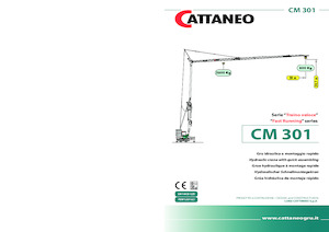 Кулокран - тролейна стрела - долно въртене Cattaneo CM 301