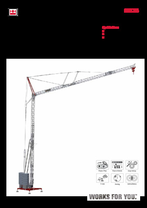 Кулокран - тролейна стрела - долно въртене TEREX CRANES CSE 36