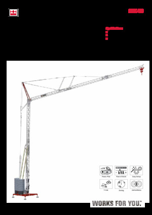 Кулокран - тролейна стрела - долно въртене TEREX CRANES CSE 40