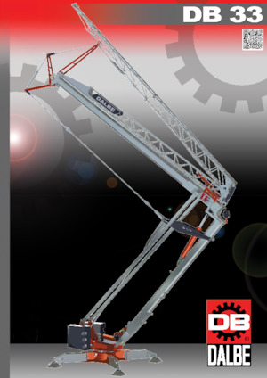 Кулокран - тролейна стрела - долно въртене Gru Dalbe DB 33